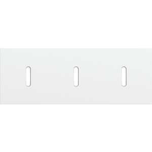 Afdekplaat 3-voud horiz. 71mm centerafst. 154-56701