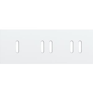 Afdekplaat 3-voud horiz. 71mm centerafst. 154-56703