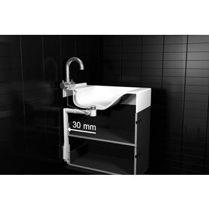 Ruimtebesparend Slim Sifon XF (extra dun) & Slim Waste