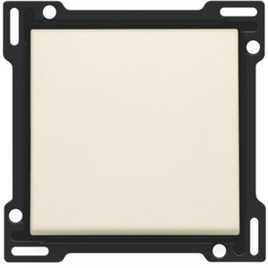 Afwerkingsset enkelv. schakelaar/drukknop cream