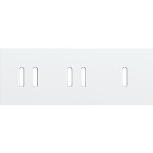 Afdekplaat 3-voud horiz. 71mm centerafst. 154-56704
