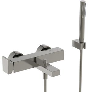 Bad/douchemengkraan h.o.h. 150mm m. badset silver storm (rvs-look) Extra