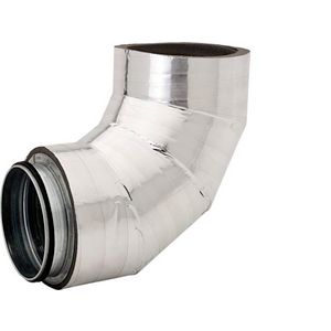 Ventilatiebuis geisoleerd LWF DRB 160-90 bocht