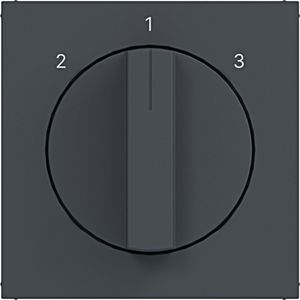 Centraalplaat 3-standenschakelaar A.x/C.x antraciet