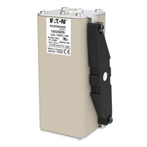 Fuse-link high speed 125A 1500 Vdc 100 kA @10 ms L/R: 250 kA