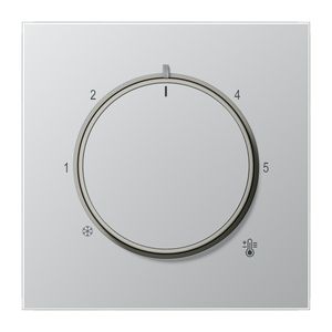 Thermostaatafdekking LS aluminium
