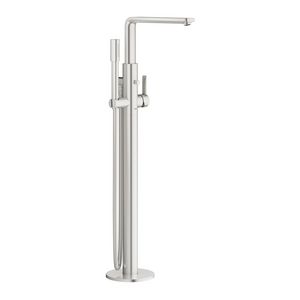 Lineare afbouwdeel vrijstaand badmengkraan supersteel (rvs look)