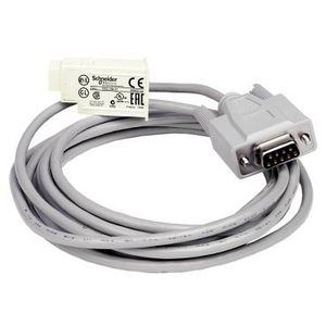 PC kabel voor smart relais SUB-D 9-pin RS232 3m Zelio Logic