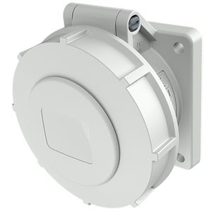 Inbouwwandcontactdoos 16A 3-polig  3H 50-250VDC IP67