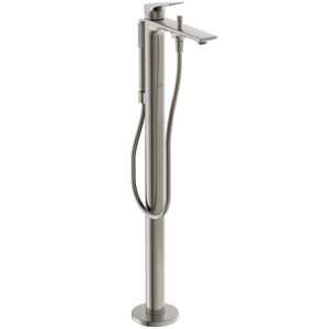 Vrijstaande badmengkraan 130x297x858mm silver storm (rvs-look) 8l/min La Dolce Vita