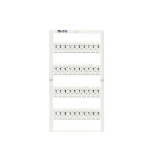 WMB-markeringskaart als kaart bedrukt wit 793-5518 VVE=5