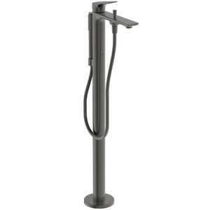 Vrijstaande badmengkraan 130x297x858mm magnetic grey 8l/min La Dolce Vita