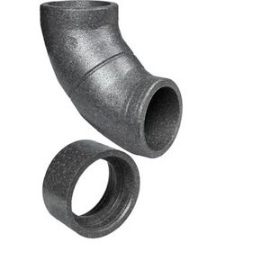 Ventilatiebuis geisoleerd LWF DRB 125-90 EPP bocht