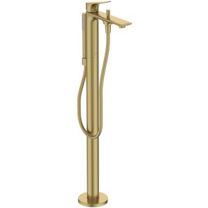 Vrijstaande badmengkraan 130x297x858mm brushed gold 8l/min La Dolce Vita