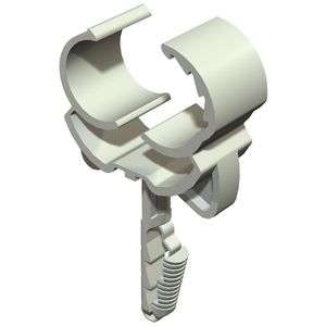 Klik-Snap-kl 12-15,5mm polyam li.grijs RAL 7035 VVE=100