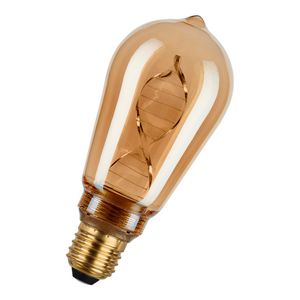 LED-lamp ST64 SPIRALED gloeibol E27 DIM 3.5W 120lm 818 goud