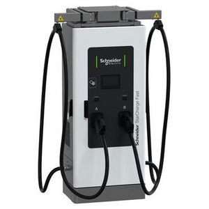 Schneider StarCharge Fast DC 60kW snellaadstation met 2 CCS2