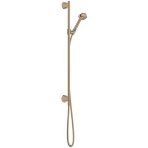 AXOR Archivio Doucheset 85 1 straalsoort EcoSmart met wandaansluiting Brushed Bronze