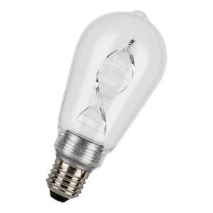 LED-lamp ST64 SPIRALED gloeibol E27 DIM 3.5W 120lm helder