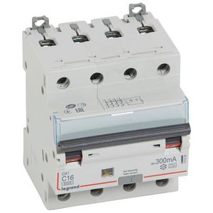 Aardlekautomaat DX3 4-polig C16A 6000A 300mA