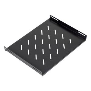 Plank vast D350mm 1HU 600D kast geperforeerd