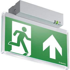 Decentraal 2W 3 urig alu continu opbouw 22m. led armatuur
