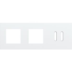 Afdekplaat 3-voud horiz. 71mm centerafst. 154-56708