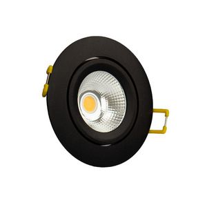 Spot diam.82mm rond zwart 5/7W 3CCT/DTW