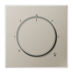 Thermostaatafdekking LS edelstaal