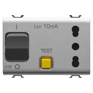 VERGRENDELDE GESCHAKELDE CONTACTDOOS-2P+A 16 A P17/P11-M