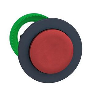 FLUSH MOUNTED RED PROJECTING PUSHBUTTON HEAD PUSH PUSH