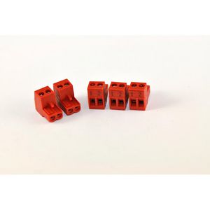 Afsluitklem 2-polig rood 87444040920