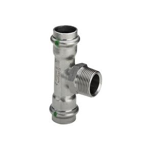 T-koppeling verlopend Sanpress Inox 28x1/2" bn.x28mm