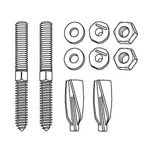 Set a 2st. Bevestigingsmateriaal V8652 voor cellenbeton