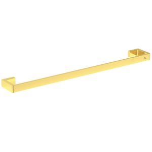 conca handdoekhouder 60cm rechthoekig enkel brushed gold (mat goudkleurig) T44