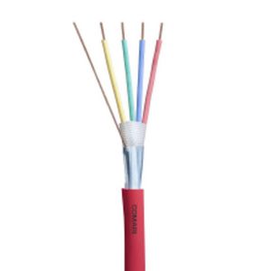 Haspel a 100m. Brandmeldkabel E30/E60 4x2x0,8 rood
