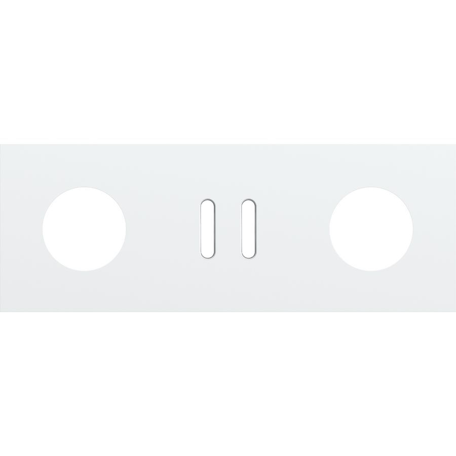 Afdekplaat 3-voud horiz. 71mm centerafst. 154-56719