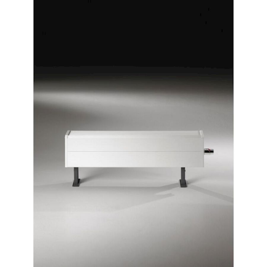 Tempo radiatorconvector staand H030 L140 T21 2727W RAL9010 Jaga