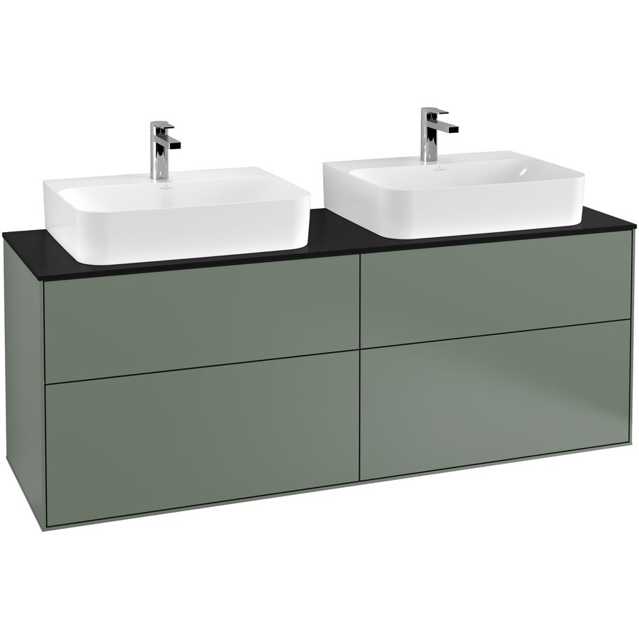 Wastafelonderkast Finion 1600x603x501mm Olive Matt Lacquer G18200GM