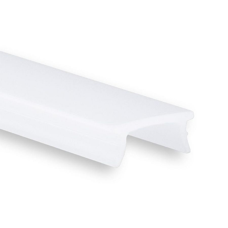 Afdekkap C23 L=2mtr. voor profiel PO16 opaal/gesatineerd