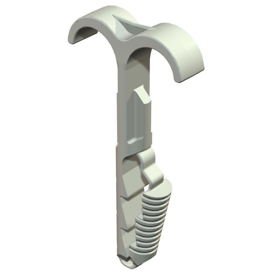 Plugklem 2-voudig 12-25mm Polyamide lichtgrijs RAL7035 VVE=100