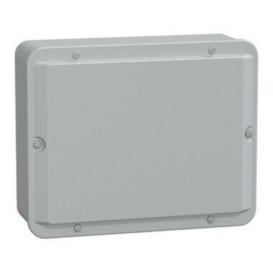 Klemmenkast Laag deksel 256x206x93mm IP55 Grijs Spacial SDB