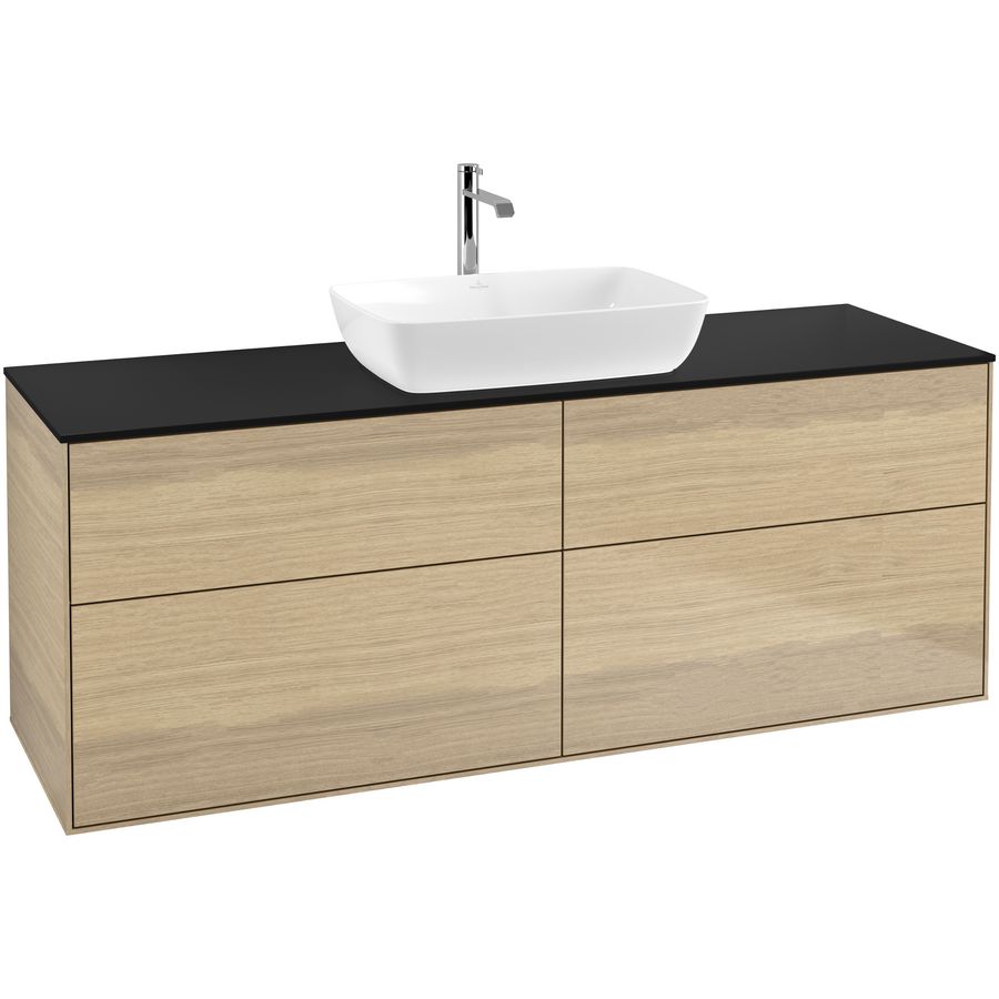 Wastafelonderkast Finion 1600x603x501mm Oak Veneer G85200PC