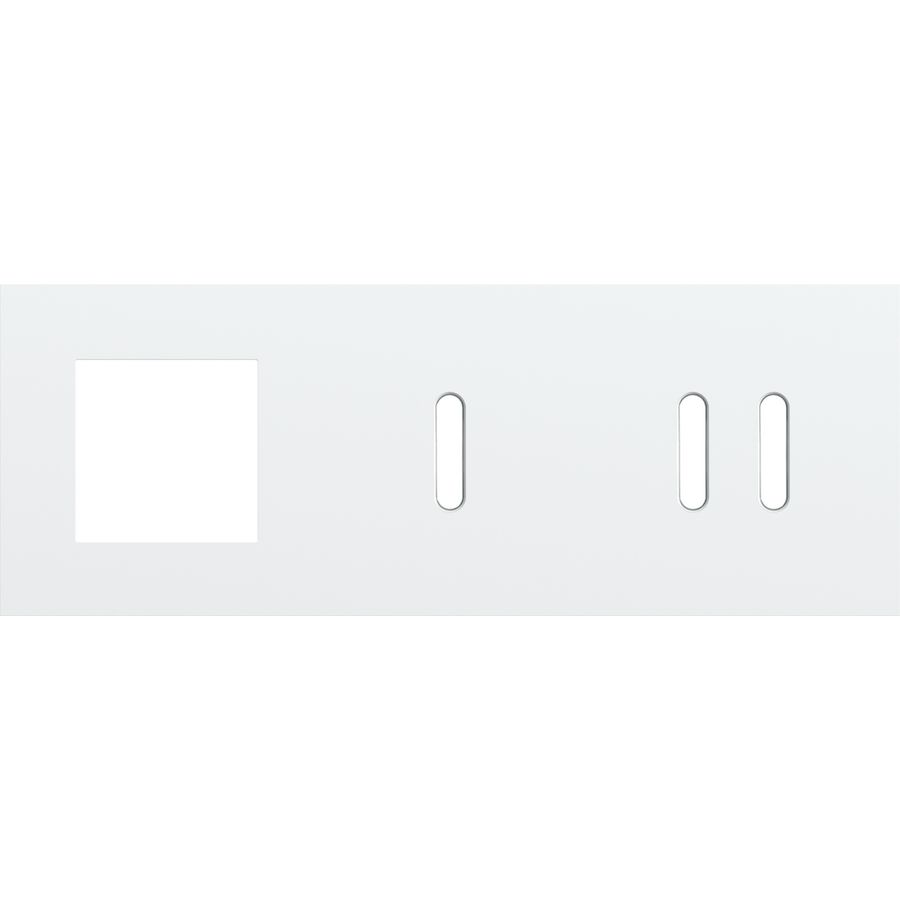 Afdekplaat 3-voud horiz. 71mm centerafst. 154-56720