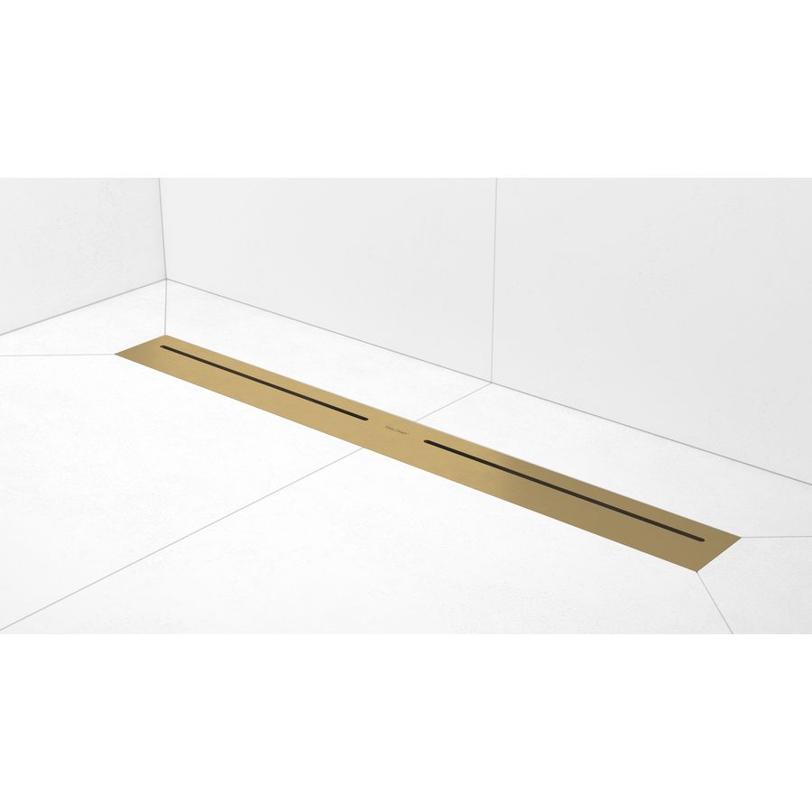 Douchegoot PureFlow Dryphon 100cm Brushed brass