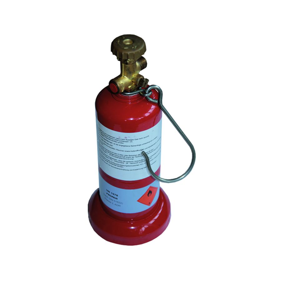 Gasfles hervulbaar 400 ml voor CPB Warmtekrimp branderset