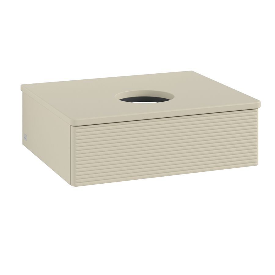 Wastafelonderkast Antao 600x190x500mm S.Grey Matt Lacquer K07110HJ