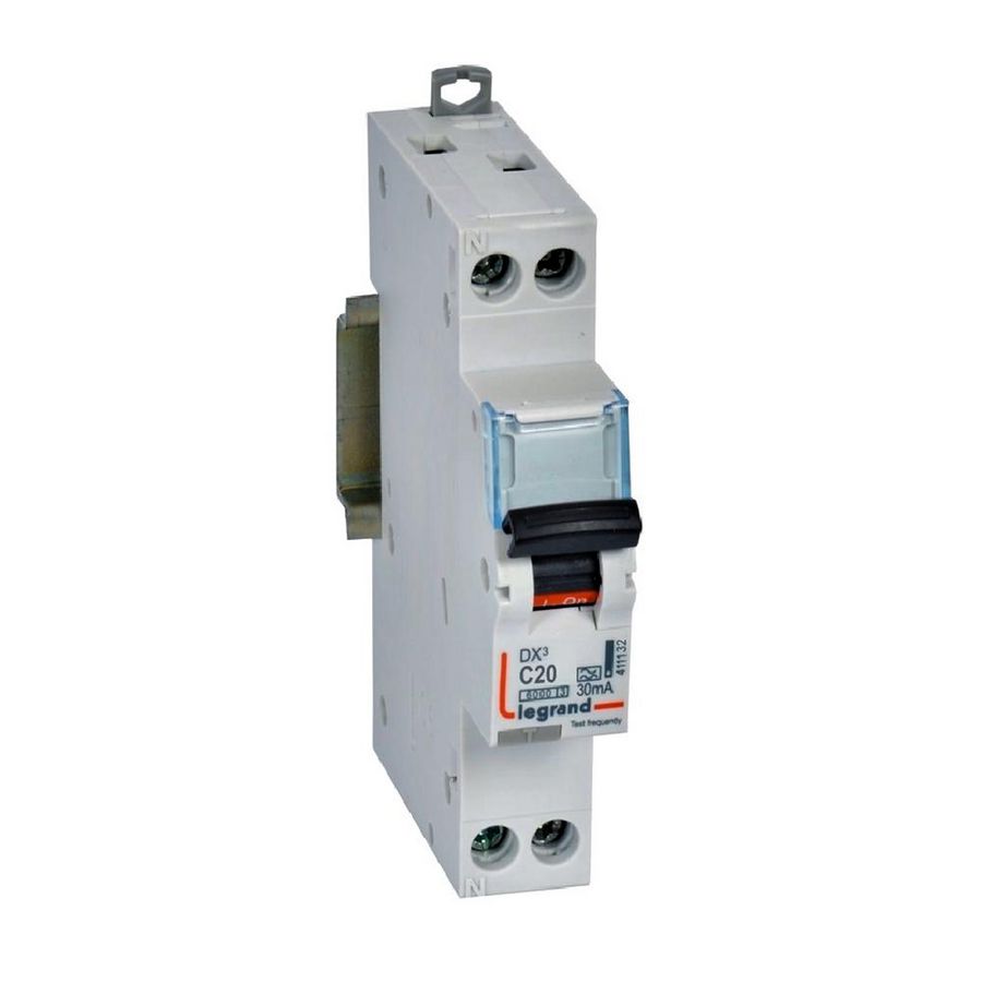 Kabelaansluitkast P + N C20 30mA A 1 module