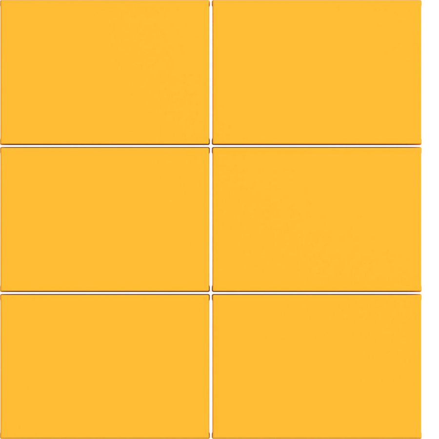 Afdekking KNX taster 6-voudig A.x/C.x saffron mat