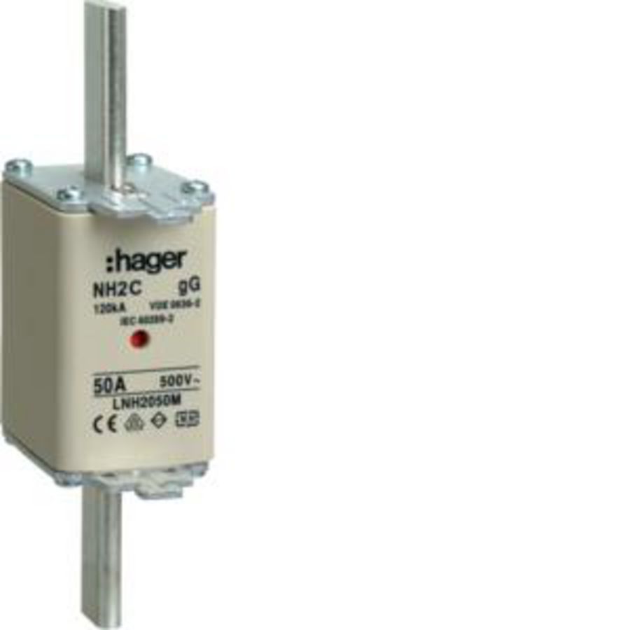 Mespatroon NH2C 50A 500V gG combimelder VVE=3